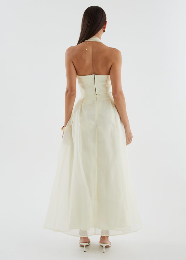 Kailah Halter Crop - Butter