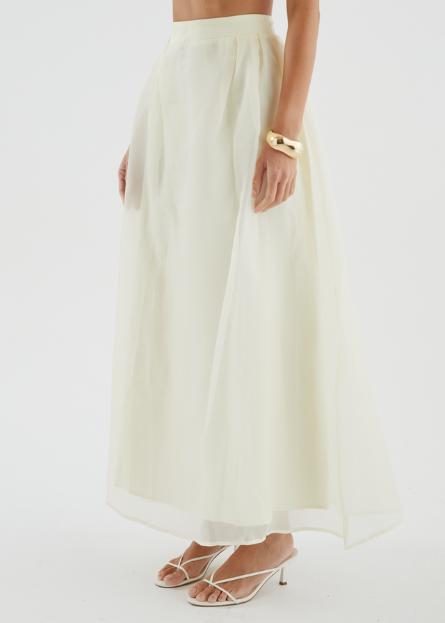 Kailah Maxi Skirt - Butter