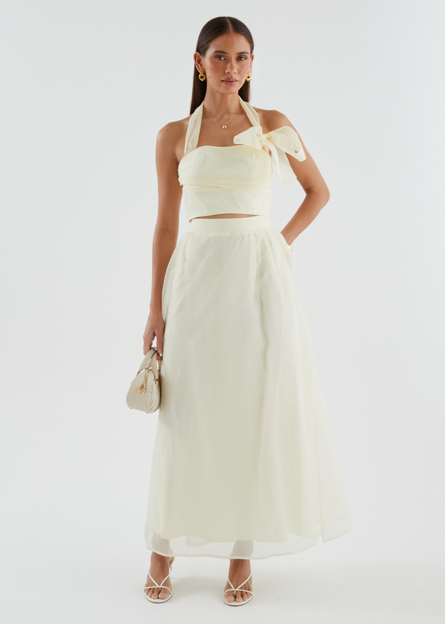 Kailah Maxi Skirt - Butter
