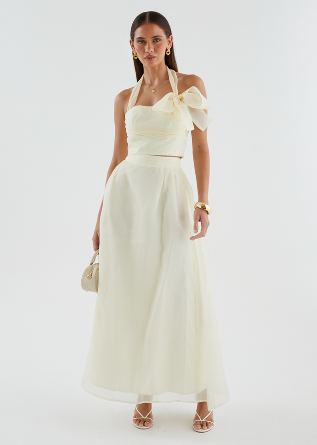 Kailah Maxi Skirt - Butter