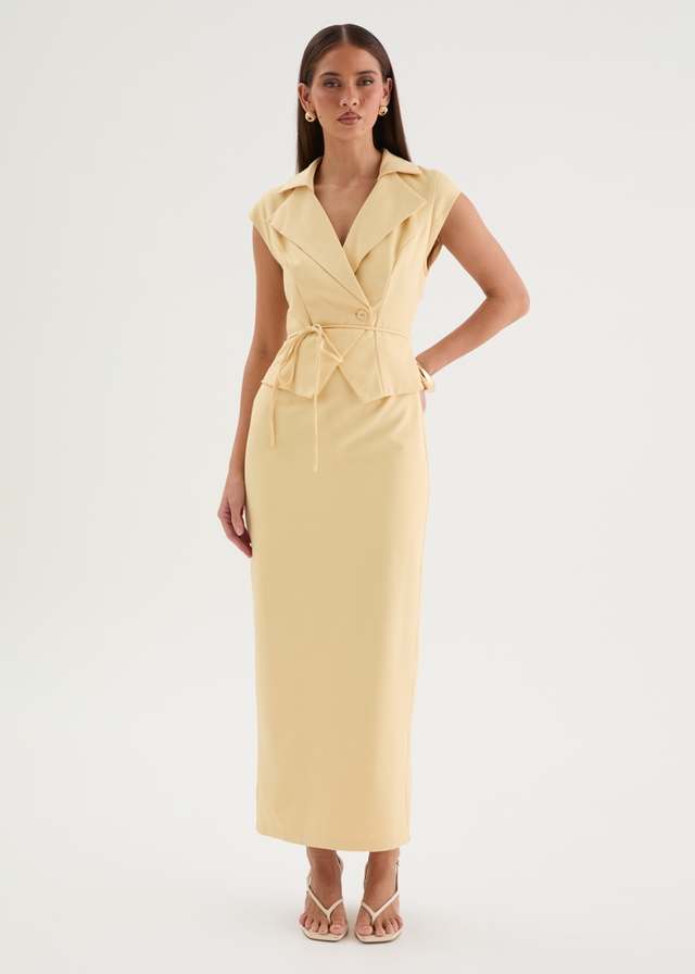 Suzzette Maxi Dress - Butter