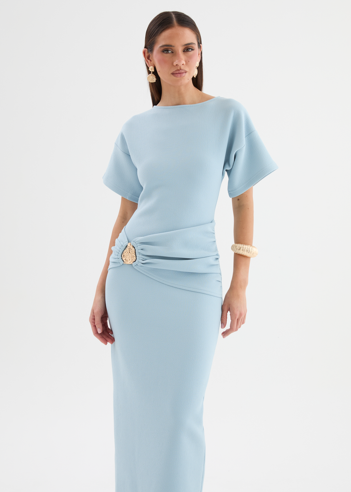 Blue Dresses – Gingham & Heels