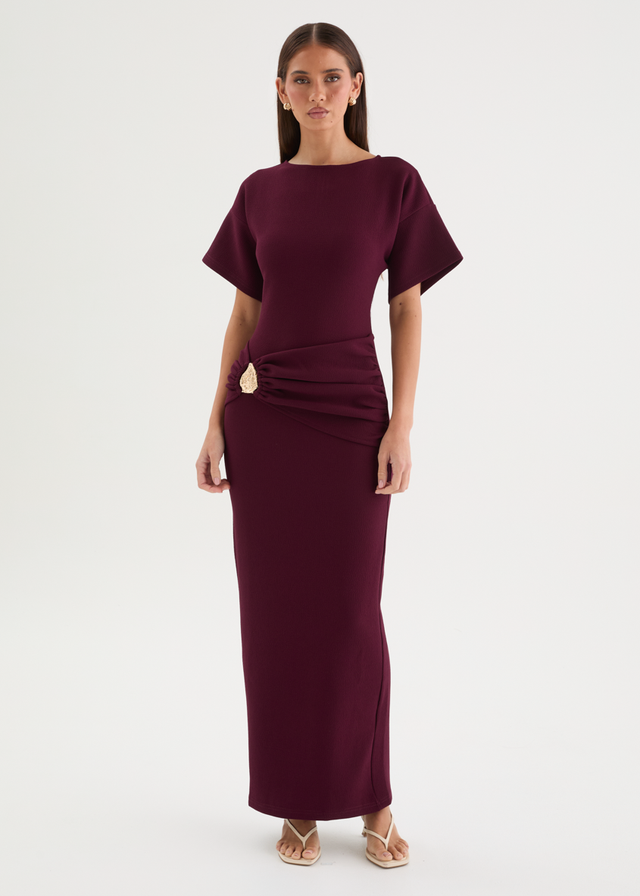 Tallie Maxi Dress - Plum