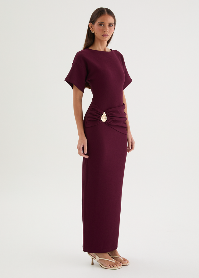 Tallie Maxi Dress - Plum