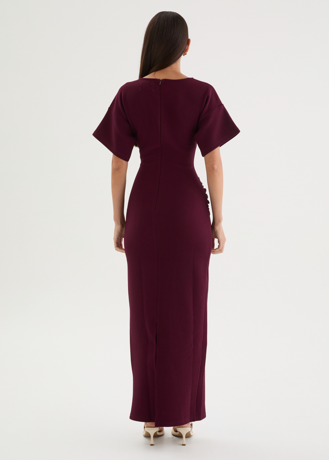 Tallie Maxi Dress - Plum