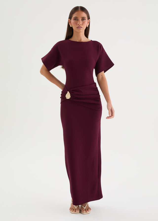 Tallie Maxi Dress - Plum