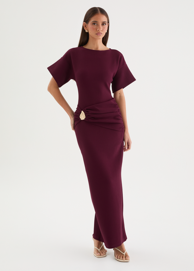 Tallie Maxi Dress - Plum