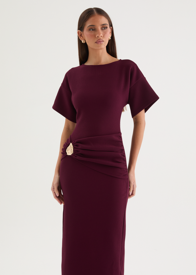 Tallie Maxi Dress - Plum