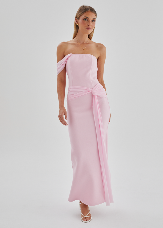 Marseille Maxi Dress - Pink Gingham & Heels Marseille Maxi Dress - Pink Gingham & Heels