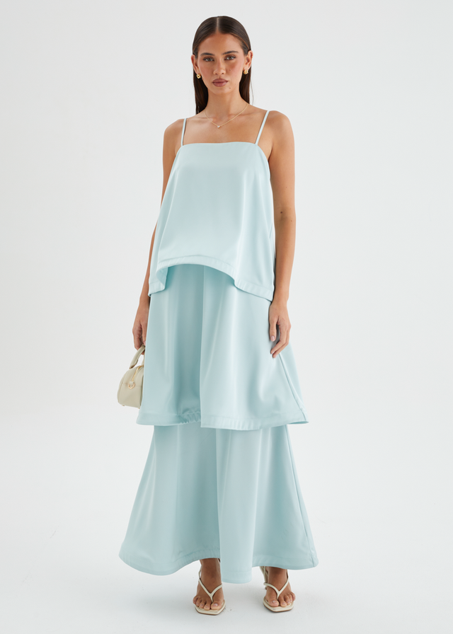 Tahana Maxi Dress - Ice Blue