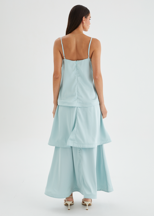 Tahana Maxi Dress - Ice Blue