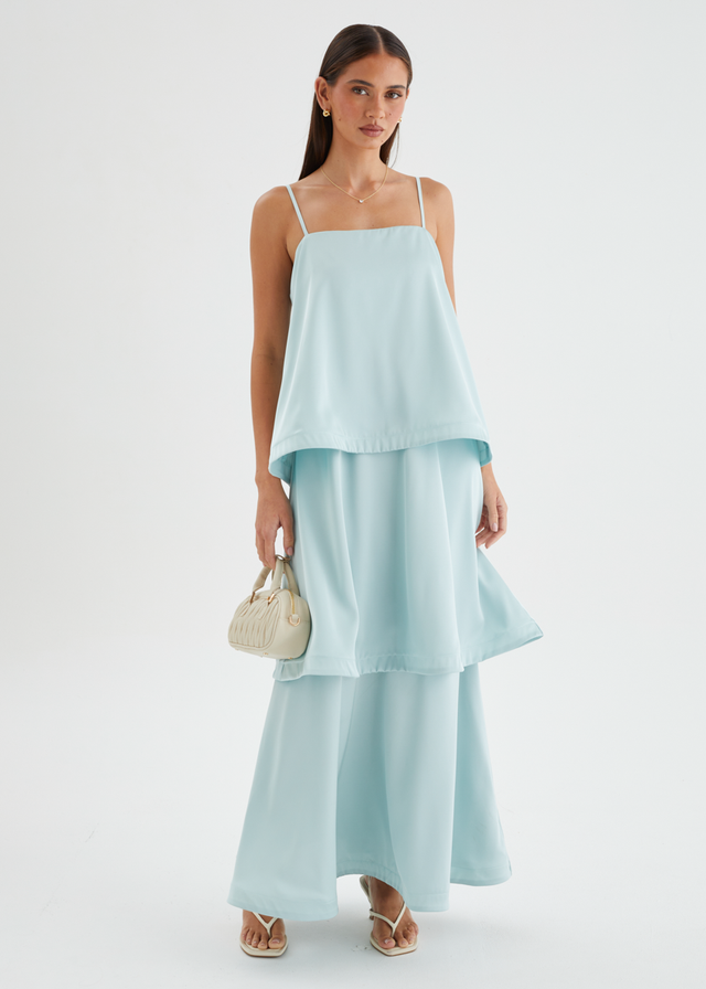 Tahana Maxi Dress - Ice Blue