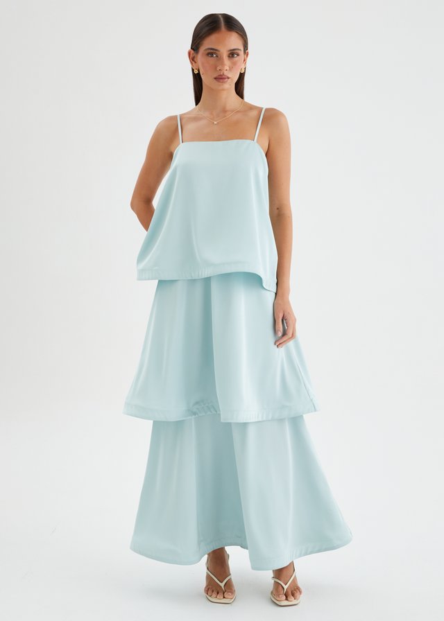 Tahana Maxi Dress - Ice Blue