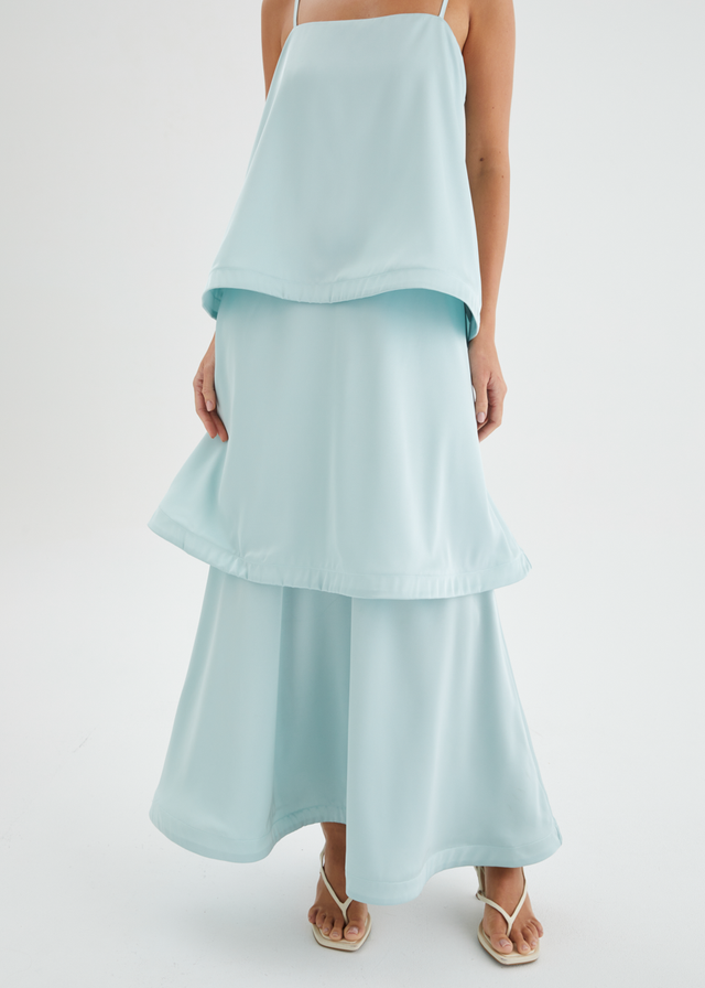 Tahana Maxi Dress - Ice Blue