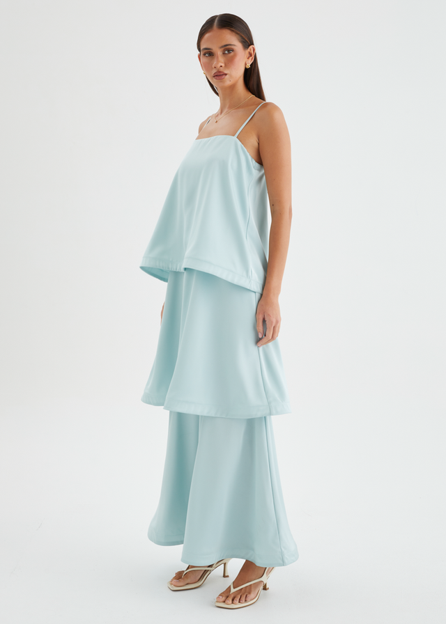 Tahana Maxi Dress - Ice Blue