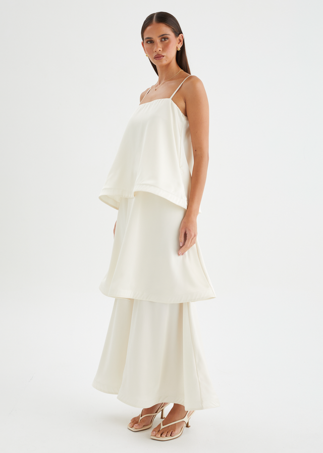 Tahana Maxi Dress - Ivory
