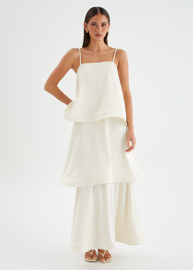Tahana Maxi Dress - Ivory