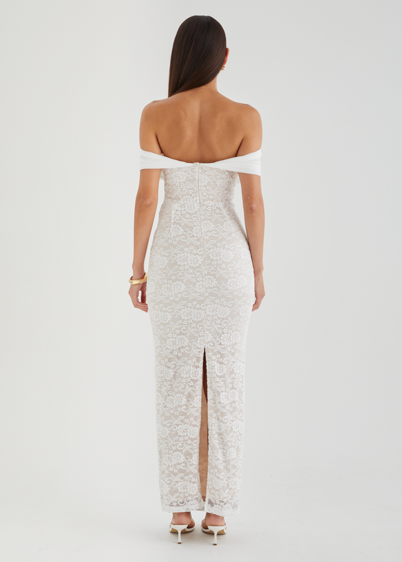 black layered maxi dress GRACE ELWOOD