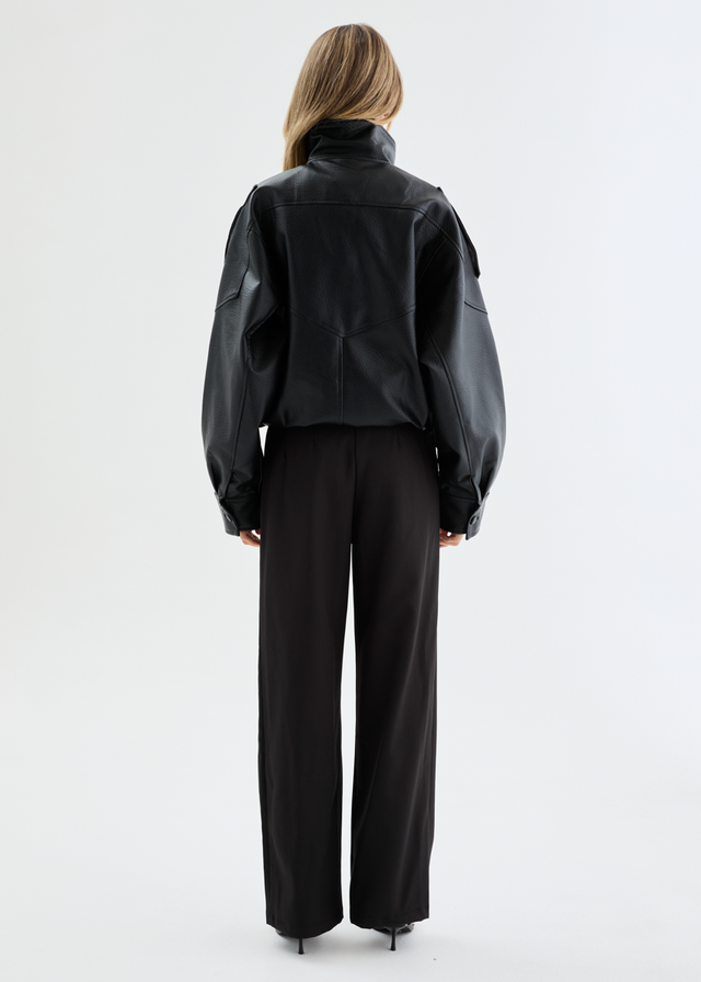 Bronx PU Jacket - Black