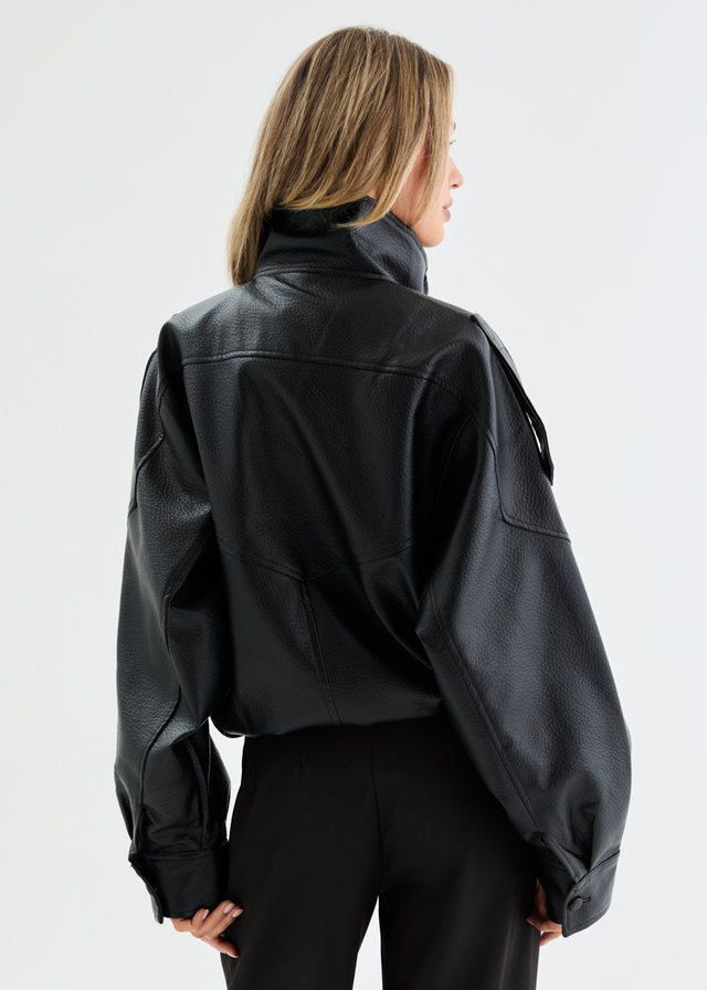 Bronx PU Jacket - Black