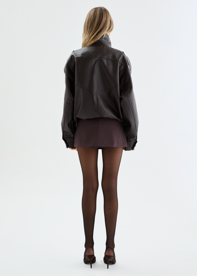 Bronx PU Jacket - Espresso