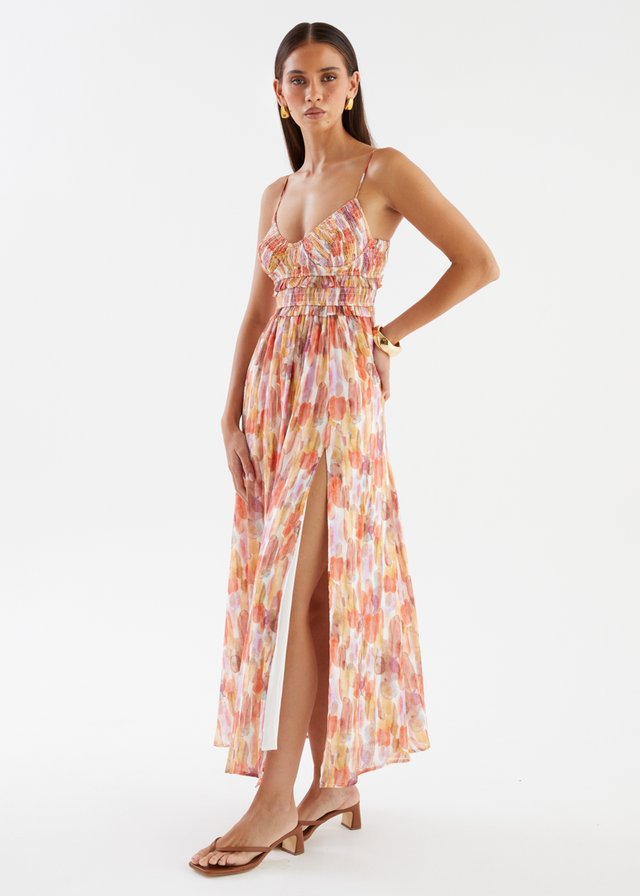 Jacey Maxi Dress - Sherbet Watercolour