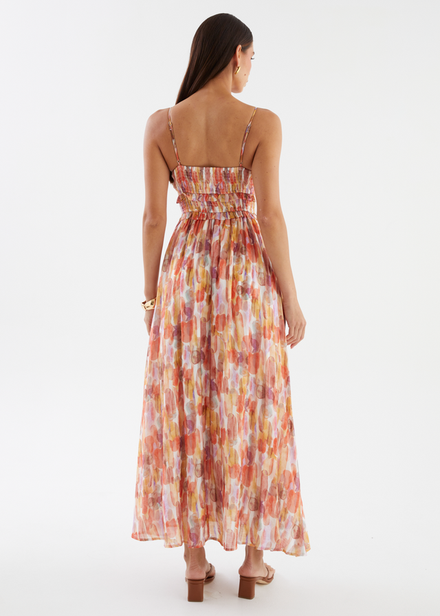 Jacey Maxi Dress - Sherbet Watercolour