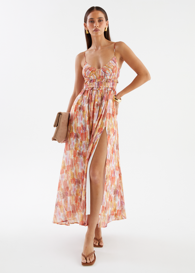 Jacey Maxi Dress - Sherbet Watercolour