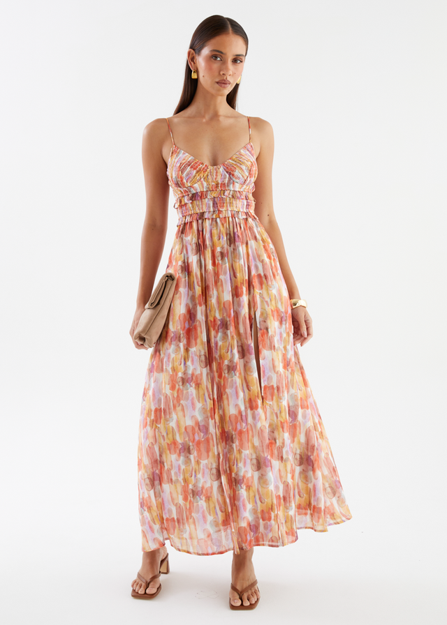 Jacey Maxi Dress - Sherbet Watercolour