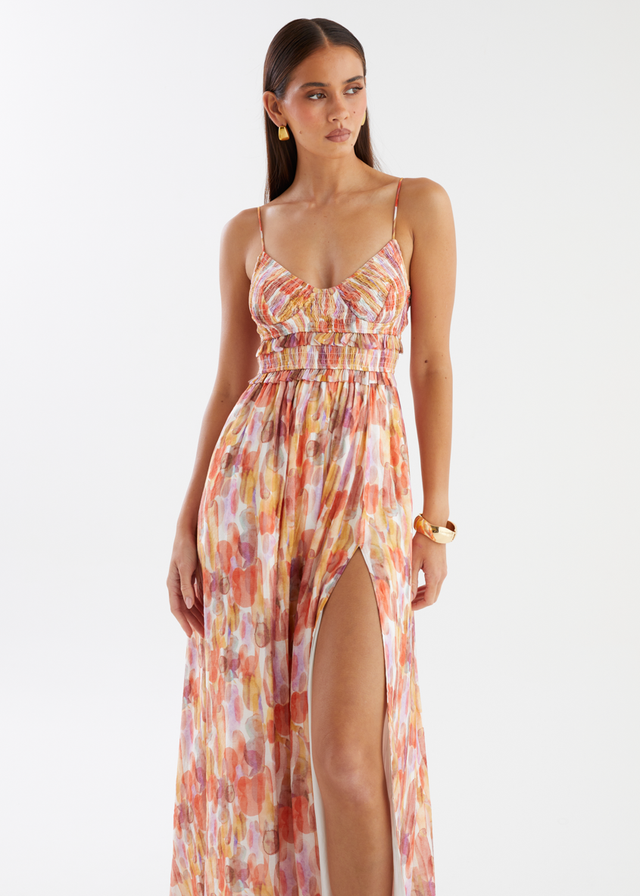 Jacey Maxi Dress - Sherbet Watercolour