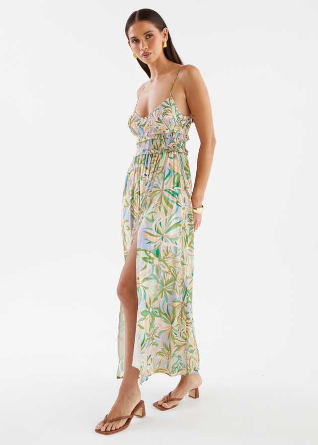 Jacey Maxi Dress - Mojito Fleur