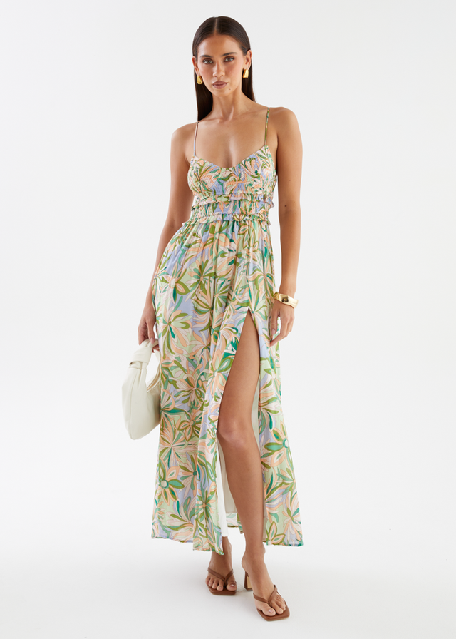Jacey Maxi Dress - Mojito Fleur