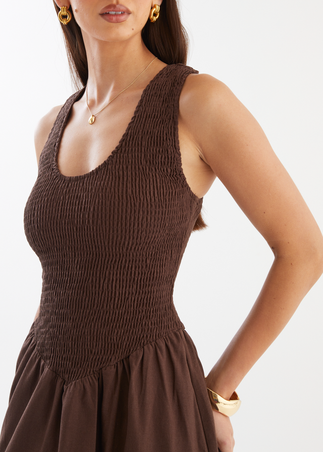 Marilee Maxi Dress - Espresso