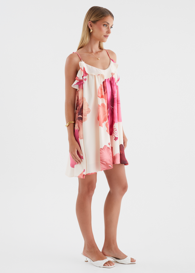 Abianne Dress - Fuchsia Floral