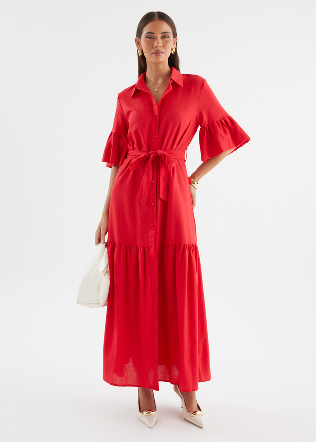 Payton Maxi Dress - Red