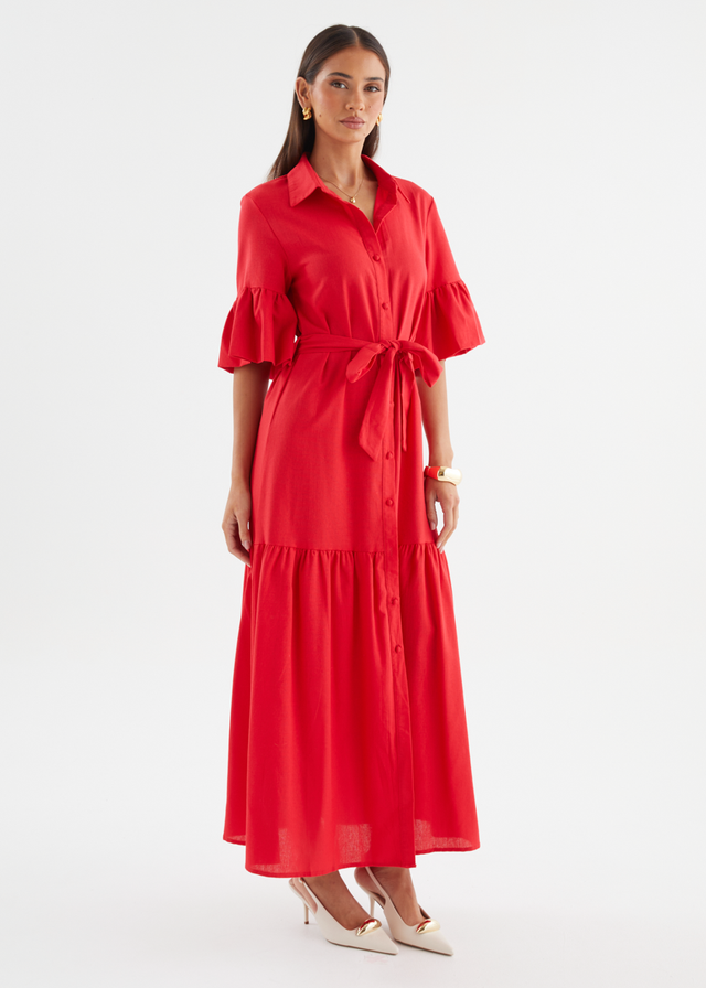 Payton Maxi Dress - Red