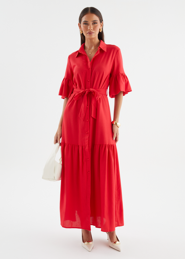 Payton Maxi Dress - Red