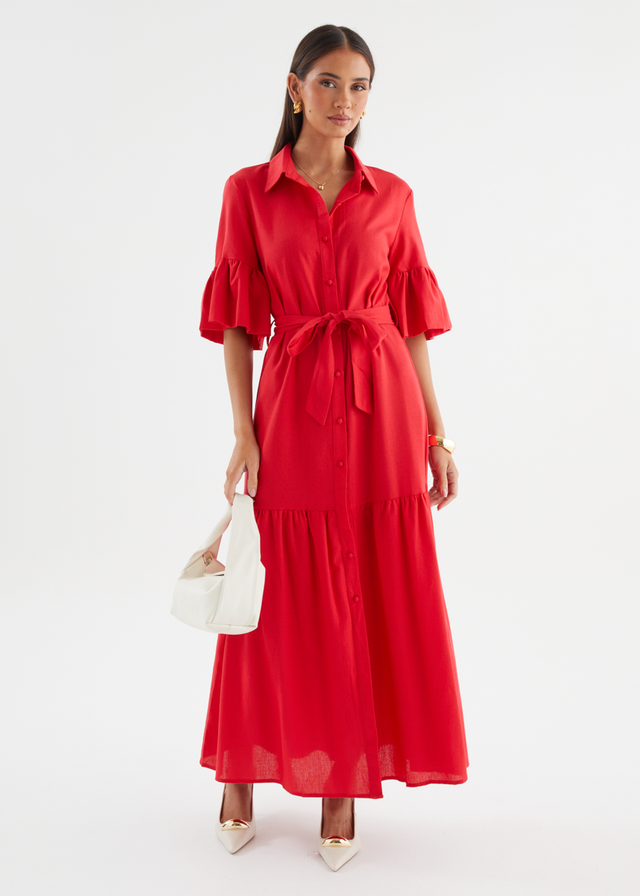 Payton Maxi Dress - Red