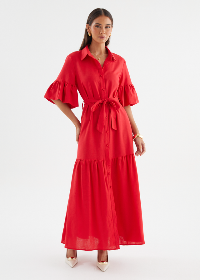 Payton Maxi Dress - Red