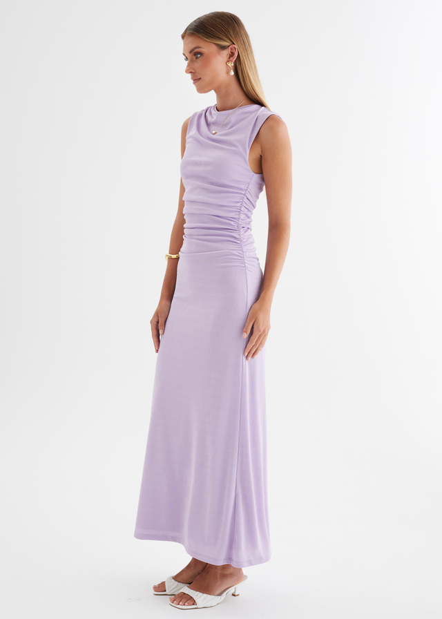 Carly Midi Dress - Lilac