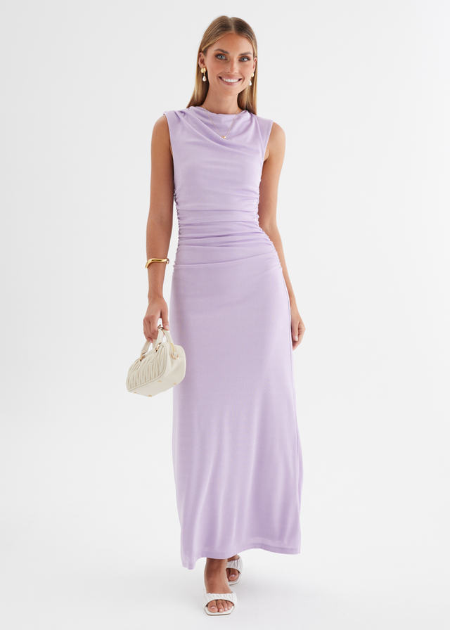 Carly Midi Dress - Lilac
