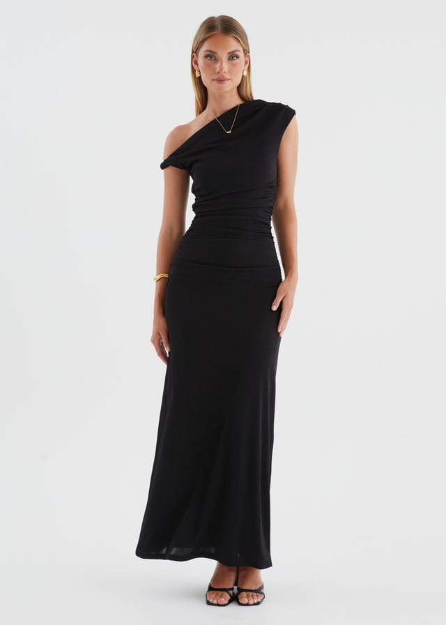 Atlantis Midi Dress - Black