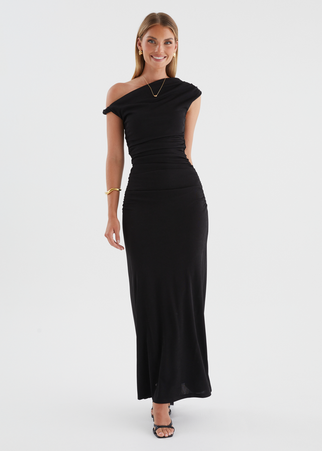 Atlantis Midi Dress - Black