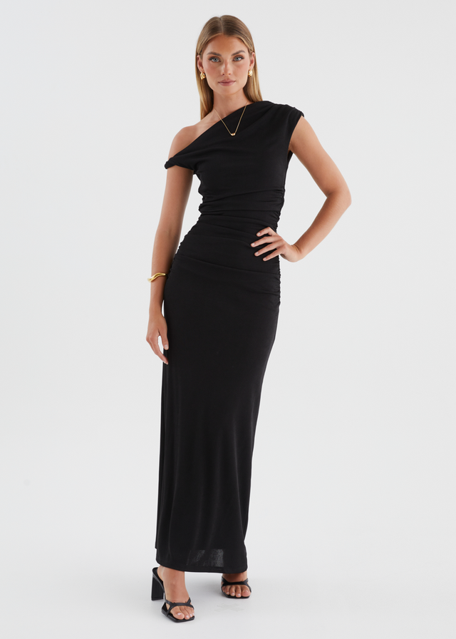 Atlantis Midi Dress - Black
