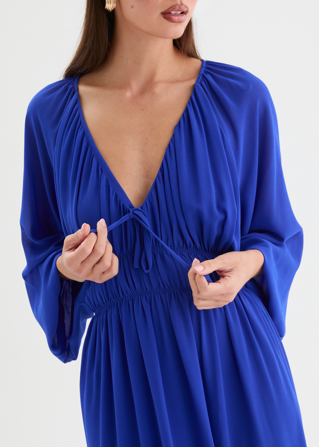 Ellaria Maxi Dress - Cobalt