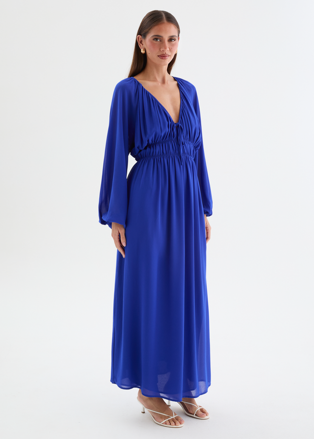 Ellaria Maxi Dress - Cobalt