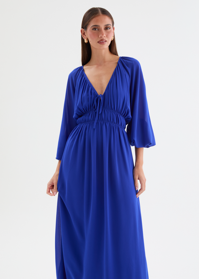 Ellaria Maxi Dress - Cobalt
