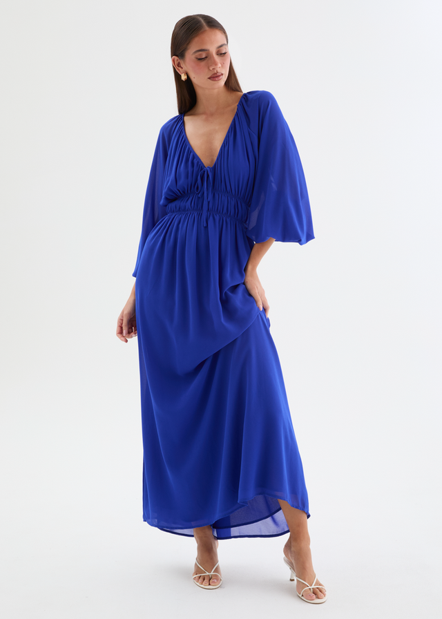 Ellaria Maxi Dress - Cobalt