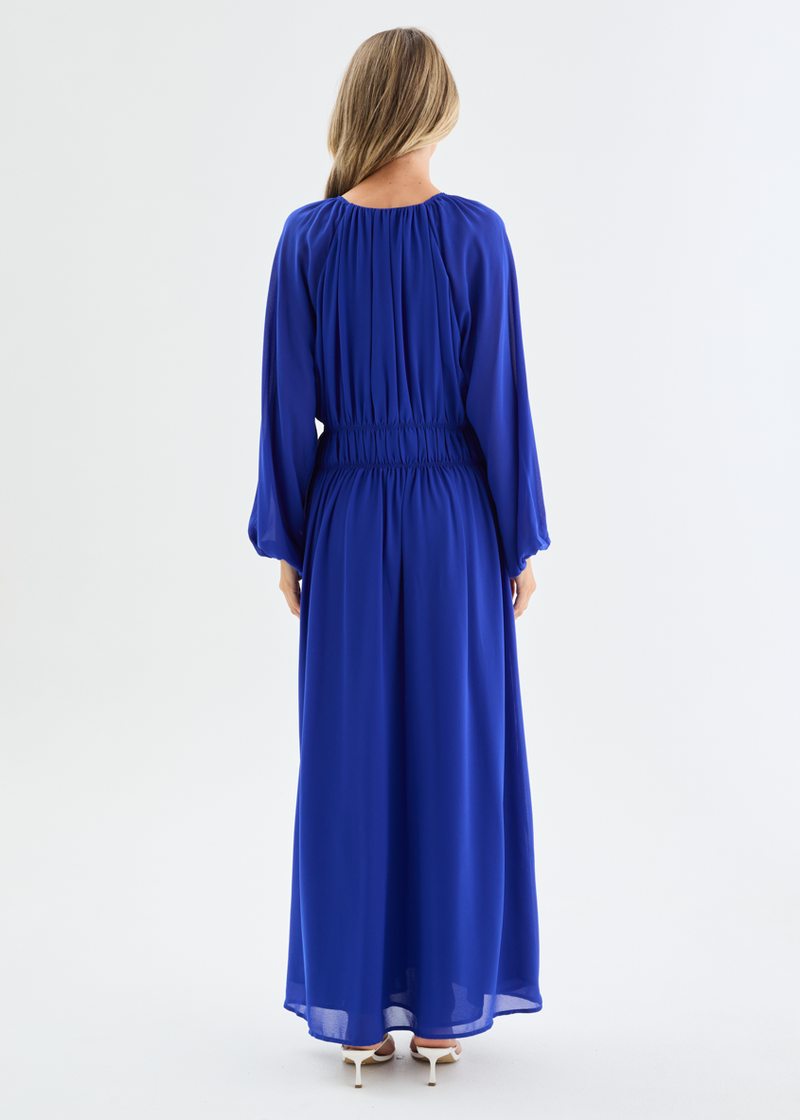 maxi dress song devale SASHA ELECTRIC BLUE MAXI DRESS