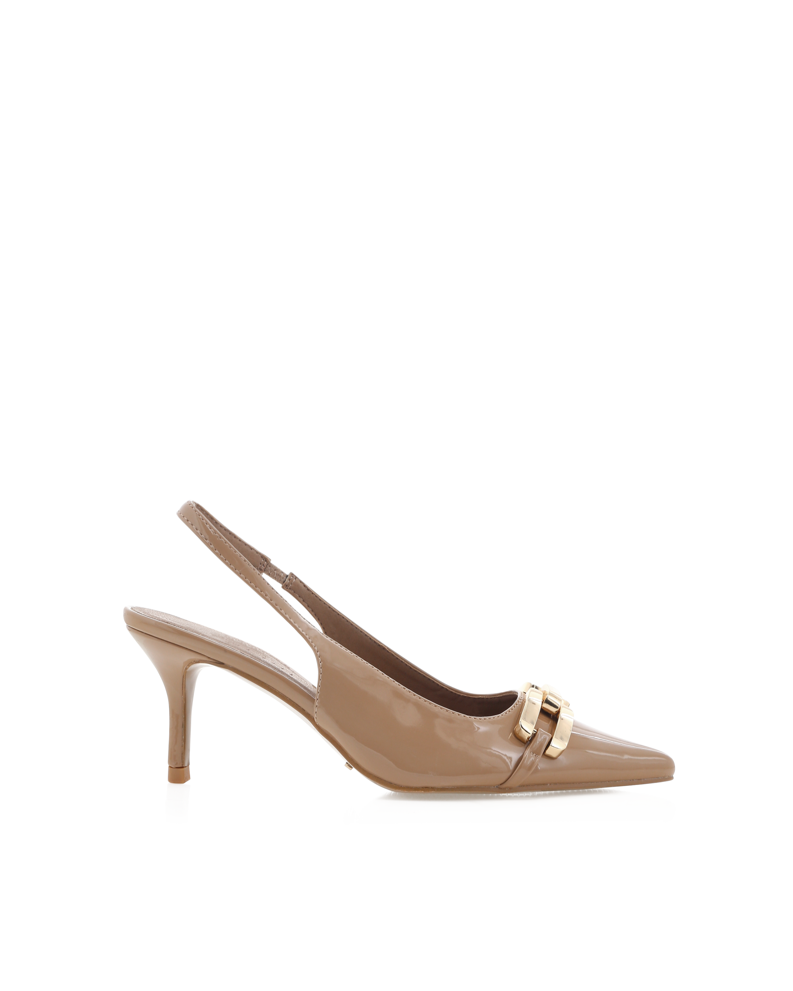 Dorothea Heels - Taupe Patent